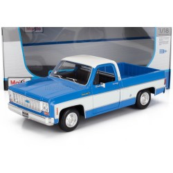 Chevrolet&nbsp;C-10 Pickup Cheyenne Super 1974 Blue White Maisto MAI31467BL
