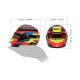 Casque Helmet 1/2 Oscar Piastri McLaren F1 2025 Bell PIASTRI2025