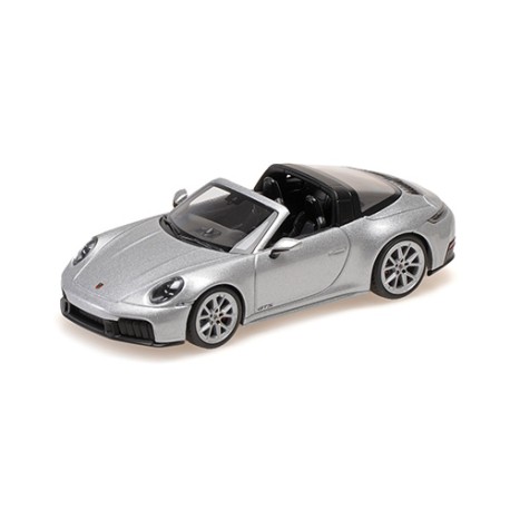 Porsche 911 992.2 Targa 4 Gts 2024 Silver Minichamps 410064141