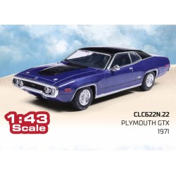Plymouth GTx 1971 Purple Black IXO CLC622N