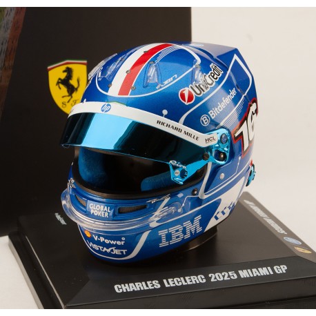 Casque Helmet 1/5 Charles Leclerc Ferrari F1 Miami 2025 Looksmart LSHEL014