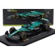 Aston Martin Mercedes AMR25 with driver and showcase 18 Lance Stroll F1 2025 Bburago BU38251-S