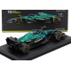 Aston Martin Mercedes AMR25 with driver and showcase 18 Lance Stroll F1 2025 Bburago BU38251-S