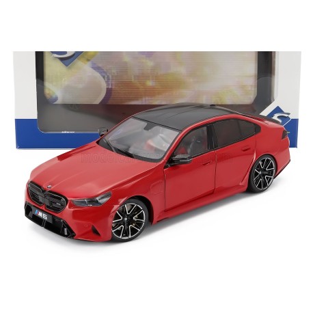 BMW M5 G90 Model Car 2025 Red - Solido S1814702 1/18