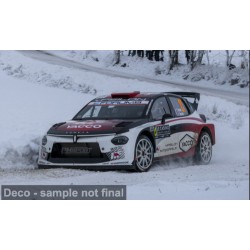 Lancia Ypsilon Rally2 HF Integrale 21 Rallye Monte Carlo 2026 Y. Rossel - A. Durand IXO RAM1028A