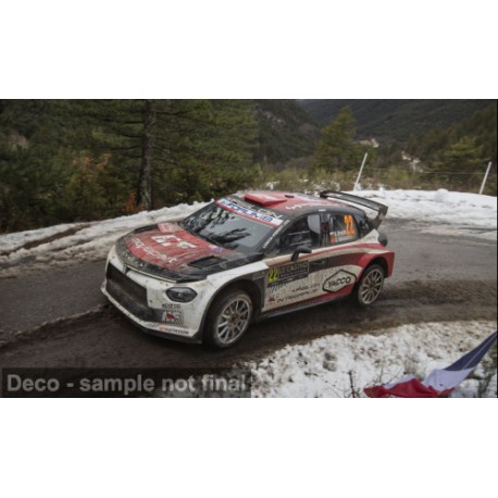 Lancia Ypsilon Rally2 HF Integrale 22 Rallye Monte Carlo 2026 N. Gryazin - K. Aleksandrov IXO 18RMC273B