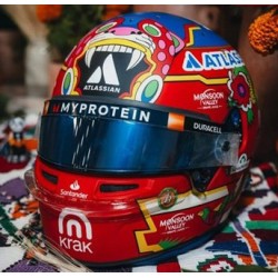 Casque Helmet 1/5 Alexander Albon F1 Mexico 2025 Spark 5HF233