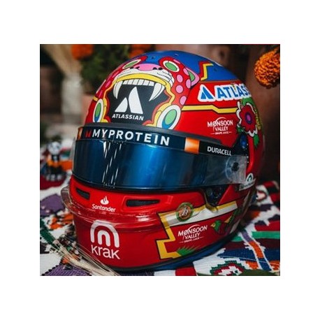 Casque Helmet 1/5 Alexander Albon F1 Mexico 2025 Spark 5HF233