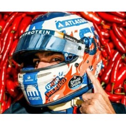 Casque Helmet 1/5 Carlos Sainz Jr F1 Mexico 2025 Spark 5HF234