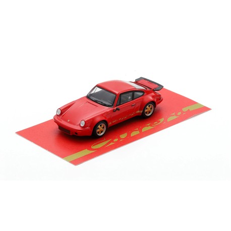 Porsche 911 3.0 RS 1974 Rouge Jaune Spark 64SP007C