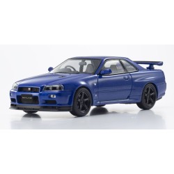 Nissan Skyline GT-R R34 V-SpecII 2001 Blue Kyosho 03936BL