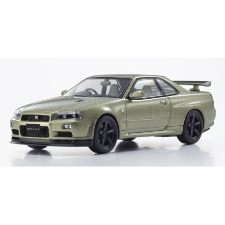 Nissan Skyline GT-R R34 V-SpecII 2001 Millenium Jade Kyosho 03936MJ