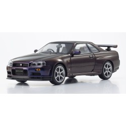 Nissan Skyline GT-R R34 V-SpecII 2001 Purple Kyosho 03936P
