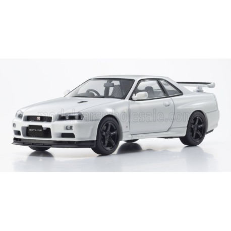 Nissan Skyline GT-R R34 V-SpecII 2001 White Kyosho 03936W