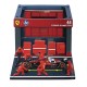 Ferrari SF-25 Diorama Garage Pit-Stop 44 Lewis Hamilton F1 2025 Bburago BU36865-44