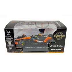 McLaren Mercedes MCL39 4 Lando Norris F1 3rd Abu Dhabi 2025 Bburago BU38249-02398