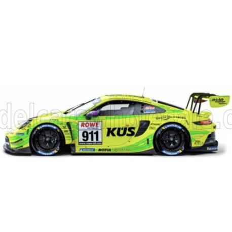 Porsche 911 992 GT3 R 4.2L 911 24 Hours of Nurburgring 2023 Bburago BU38320G