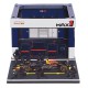 Red Bull RB21 Diorama Garage Pit-Stop 1 Max Verstappen F1 2025 Bburago BU38459-1