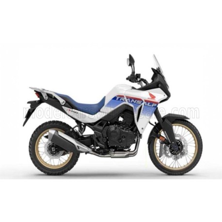 Honda XL750 Transalp 2023 White Blue Bburago BU51092