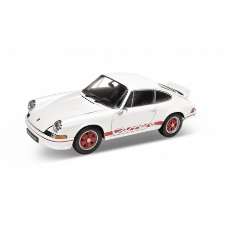 Porsche 911 Carrera 2.7 RS Blanche - Rouge 1973 Welly 18044W