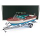 Riva Junior Motoscafo Motorboat 1966 Ivory Sea Blue Mitica MITICA206001-D