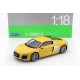 Audi R8 V10 Jaune 2016 Welly 18052Y