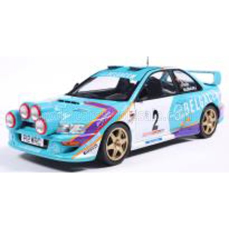 Subaru Impreza WRC99 night version 2 4th Rallye Ypres Westhoek 1998 De Mevius - Fortin Solido S1807411