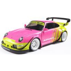 Porsche 911 993 RWB Bodykit Coupe 2024 Pink Yellow Solido S1808510