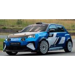 Alpine A290 Rally Launch Livery 2025 Blue Black White Solido S1812606