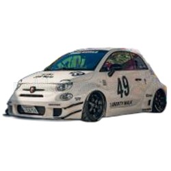 Fiat Nuova 500 Abarth Alitalia Liberty Walk Body Kit n49 2025 White Solido S1815401