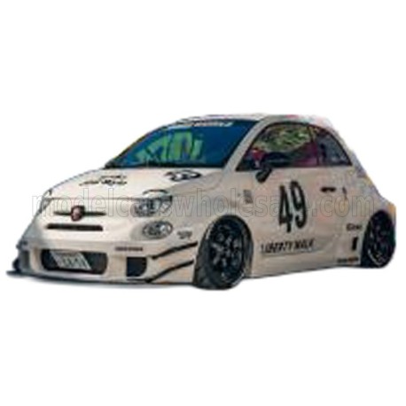 Fiat Nuova 500 Abarth Alitalia Liberty Walk Body Kit n49 2025 White Solido S1815401