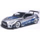 Nissan GT-R R35 Liberty Walk Silhouette Coupe 2019 Silver Blue Solido S4311211