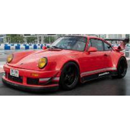 Porsche 911 964 RWB Body Kit Painkiller Coupe 2008 Red Solido S4318502