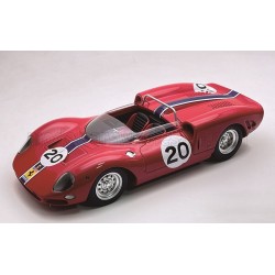 Ferrari 365 P2 4.4L V12 Spider 20 2nd 500 Km of Bridgehampton Pedro Rodriguez 1965 Tecnomodel TM18-422D