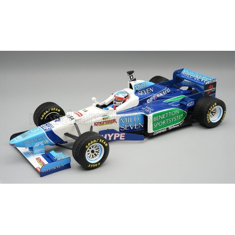 Benetton B196 rain tires 3 Jean Alesi F1 Brésil 1996 Tecnomodel TMD18-423A