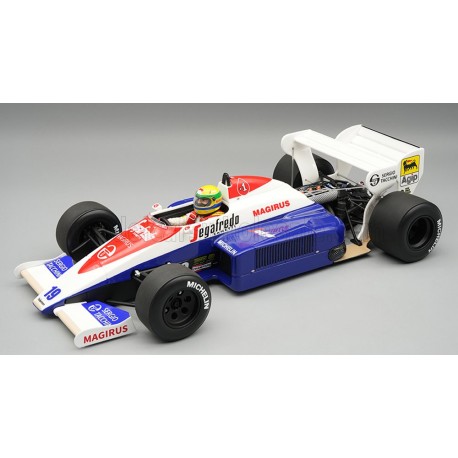 Toleman Hart TG184 Hart 19 Ayrton Senna F1 3rd Grande Bretagne 1984 Tecnomodel TMD18-441A