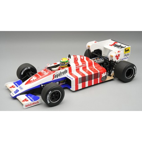 Toleman Hart TG184 Hart 19 Ayrton Senna F1 3rd Portugal 1984 Tecnomodel TMD18-441B
