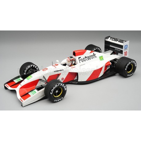Footwork Mugen Honda FA13 rain tires 10 Aguri Suzuki F1 Belgium 1992 Tecnomodel TMD18-458C