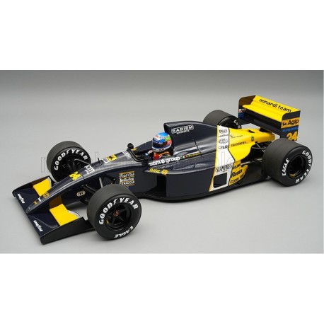 Minardi Ford M191 24 Gianni Morbidelli F1 Belgium Spa Francorchamps 1991 Tecnomodel TMD18-471A