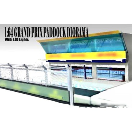 Grand Prix Paddock Diorama Team Blue American Diorama AD-2446