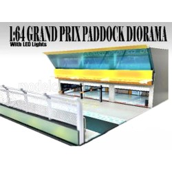 Grand Prix Paddock Diorama Team Orange American Diorama AD-2445