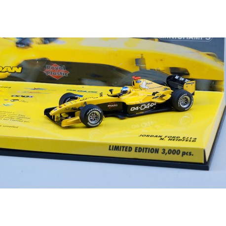 Jordan Ford EJ14 Nick Heidfeld F1 Season Liveries 2004 Minichamps 402040018
