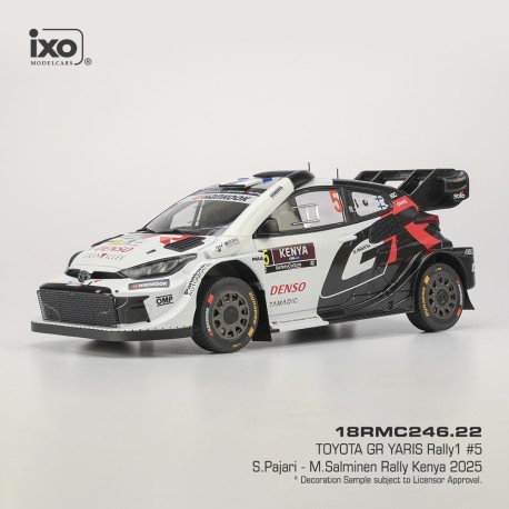 Toyota GR Yaris Rally1 5 Rallye du Kenya 2025 S. Pajari - M. Salminen IXO 18RMC246