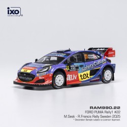Ford Puma Rally1 22 Rallye de Suède 2025 M. Sesks - R. Francis IXO RAM990
