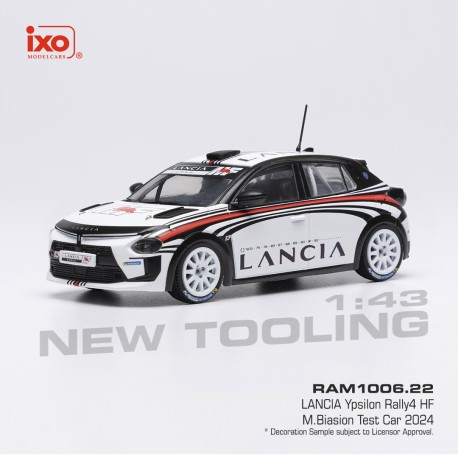 Lancia Ypsilon Rally4 HF 25 Rallye Test Car 2024 Massimo Biasion IXO RAM1006
