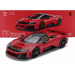 Ferrari F80 Black Wheels 2024 Rosso Corsa Bburago 18-16918