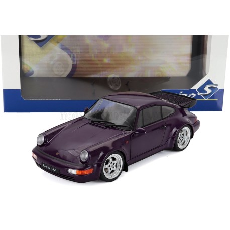 Porsche 911 964 Turbo Coupe 1990 Purple Solido S1803412