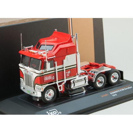 Kenworth K100 Aerodyne 1976 Red White IXO 64TR001