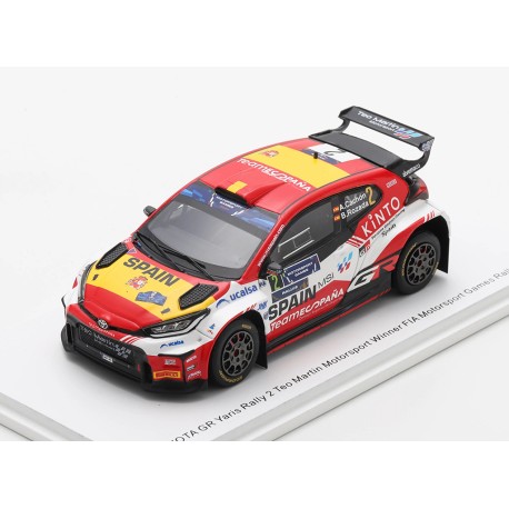 Toyota Yaris Rally2 2 Winner Rally FIA Motorsport Games 2024 A. Cachon - B. Rozada Spark S6865