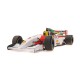 McLaren Ford MP4/8 with standing Figurine and Flag Sebastian Vettel F1 Tribute Imola 2024 Minichamps 530931805